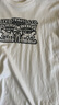 Levi's李维斯男士宽松休闲简约帅气时尚潮流纯棉圆领印花短袖T恤 白色 L 实拍图