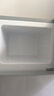 奥克斯小冰箱家用小型迷你冷藏冷冻两用出租房宿舍用节能省电寝室办公室电冰箱 【升级净化去味】56A176DW银【节能省电】 实拍图