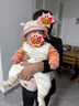 英氏（YEEHOO）夹棉连体衣动态恒温婴儿衣服秋冬保暖新生儿衣服精梳棉宝宝爬服 实拍图