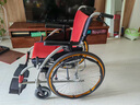 康扬（karma）家用照护手动轮椅车瘫痪老年人专用舒适曲面坐垫手推车KM-1502 实拍图