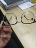 蔡司（ZEISS）镜片近视眼镜框男半框防蓝光辐射可配带散光度数眼睛女钛合金镜架 升级钛材 冰川灰银 配康美达1.56变灰【0-600度】 实拍图