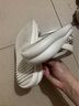 百丽踏踩屎感大码凉鞋女41一43夏季外穿孕妇防滑凉拖鞋一体两穿2025新款 米白 42 (260mm) 实拍图