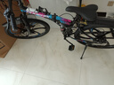 凤凰（Phoenix） 凤凰自行车可折叠山地车路虎男士成年人变速女式越野公路单车 六刀炫彩/折叠双避震/全竞速轴承 26寸27速【参考：158-188cm】 实拍图
