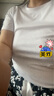 探拓（TECTOP）速干T恤 透气女圆领短袖速干衣 044 女款白色 M 实拍图