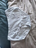 全棉时代女士内裤女无痕中腰三角裤超薄抗菌3条装 微蓝+奶白+碧蓝170 实拍图