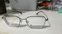 WAN XIN 新款 1.67超薄高清防蓝光镜片男可配度数送商务眼镜框女Z 149透明灰 GM同款显脸小 配万新1.60较薄非球面树脂镜片 实拍图