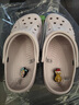 卡骆驰crocs洞洞鞋贝雅男鞋女鞋轻便耐磨一脚蹬拖鞋休闲鞋|10126 白-100 43 (270mm) 实拍图