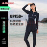 卡帕（Kappa）分体泳衣女长袖长裤套装防晒假两件泳装水母衣冲浪潜水装备 实拍图