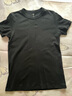 京东京造短袖女T恤重磅正肩女士t恤25秋季女装打底衫白小T 黑色 M 实拍图