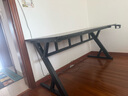 华菲丽钛戟S3同款创电竞桌分段式实木电脑桌家用可装机械臂台式学习书桌 钛戟S3同款-黑色碳纤维 160*75*75二段分板 实拍图