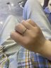 BOEAY丁达尔效应情侣对戒足银999纯银戒指女款男士钟久久求婚戒指结婚 【七仓发货/急速达】丁达尔效应戒指 实拍图