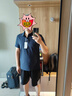 京东京造【闪电秒干】速干polo衫男短袖男士T恤男送男友礼物 海军蓝 XL 实拍图