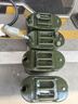 海斯迪克 HKW-157 工业加厚铁皮汽油桶 汽油桶 柴油桶加油壶 汽车备用油箱 立式扁桶25L 实拍图