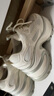 骆驼（CAMEL）老爹鞋银色炫酷时尚增高厚底休闲鞋 L25S283005W 米色(透网) 37 实拍图