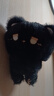 桌面摆件可爱高颜值呆呆公仔emo小熊礼物生日送女生小猫摆件 emo黑猫玩偶【黑金】 实拍图