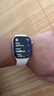 Apple/苹果 Watch Series 10 智能手表GPS款46毫米银色铝金属表壳丹宁色运动型表带M/L MX223CH/B 实拍图