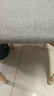 虞萌馨迪家具餐椅北欧风牛角椅靠背椅简约经济书房凳子卧室家用仿实木椅子 原木色+浅灰色【棉麻款】 小牛角椅 实拍图