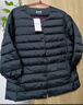 波司登（BOSIDENG）25款短款羽绒服女90绒V领轻便登山旅游羽绒内胆新年骐骥红本命年 黑色8056-经典极简风 L 170/96B 体重约120-130斤 实拍图