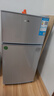 奥克斯小冰箱家用小型迷你冷藏冷冻两用出租房宿舍用节能省电寝室办公室电冰箱 【升级净化去味】42A156DW银【节能省电】 实拍图