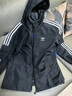 adidas经典三条纹运动连帽夹克外套男女春季阿迪达斯三叶草 黑色   2XL 实拍图