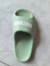 牧童儿童拖鞋夏季家居鞋室内软底浴室男女童亲子凉拖鞋 艾草绿 200 实拍图