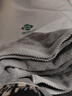 洁丽雅（Grace）5A抗菌厚款纯棉浴巾男女加厚洗澡毛巾吸水速干柔软裹巾灰色450g 实拍图