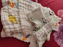 洁丽雅同款 A类纯棉婴儿口水巾6层纱超软方巾宝宝专用洗脸巾毛巾 花色随机25*25 5条 实拍图