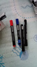 得力(deli)单头细杆记号笔多用油性笔 办公用品学生文具会议笔学习标记快递物流  5黑3红2蓝 SK109-10 实拍图