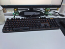 雷柏（Rapoo） V500PRO单光版 有线背光机械键盘 104键全尺寸游戏电竞笔记本电脑办公吃鸡全键无冲键盘 茶轴 实拍图