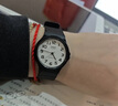 卡西欧（CASIO） 男女手表 学生运动简约石英中性小黑表 百搭休闲时尚小表盘 MQ-24-7B2 33mm表盘 实拍图