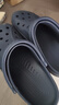 crocs卡骆驰洞洞鞋贝雅男鞋女鞋轻便耐磨一脚蹬拖鞋休闲鞋|10126 深蓝-410 43 (270mm) 实拍图