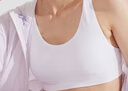 迪卡侬（DECATHLON）运动内衣女跑步健身防震内衣裹胸美背文胸健身背心女RUNW 工字背款米白色 L 实拍图
