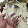 雅集玻璃公道杯带过滤网茶漏套装带木把荷花金银烧茶具配件茶海分茶器 实拍图