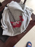 Levi's李维斯情侣美式宽松印花时尚简约舒适潮流纯棉圆领短袖T恤 灰色 002A0-0003 M 实拍图
