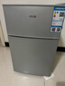 奥克斯（AUX）家用双门迷你小型冰箱 冷藏冷冻保鲜小冰箱 宿舍租房节能电冰箱 【国家补贴】BCD-24K118 基础款 银色 实拍图