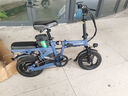 绿源电动自行车新国标代驾折叠电动车超长续航铝合金锂电池助力电瓶车 幻影铝合金版蓝色-40A-纯电120公里 实拍图