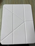 GOMI适用iPad11保护壳A16芯片带笔槽Air5/4/air6透明苹果pro保护套磁吸11英寸亚克力Y折10代防摔2024 【一体款】淡雅粉丨 iPad Air7/6 25/24款（11英寸） 实拍图