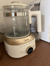 美的（Midea）全玻璃养生壶全自动烧水壶母婴恒温电热水壶花茶壶全包裹护底防碎1.5L MK-YS15B201 实拍图