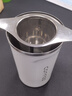 304不锈钢茶漏茶滤泡茶过滤网茶滤网茶漏器茶具配件功夫茶隔漏网 304锥形双耳茶漏带底座 实拍图
