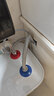 九牧（JOMOO）不锈钢金属冷热进水马桶热水器软管80cm H5688-080101C-1 实拍图