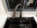 JOMOW水槽5.0加厚厨房大单槽一体盆304不锈钢洗碗池槽多功能洗菜盆GL/d 68*46【5.0加厚】耐磨耐刮 【默认发右下水】左下水需下单备注 实拍图