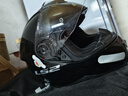 LS2情侣摩托车头盔男女机车赛车全盔儿童防雾大尾翼四季通用FF802 亮黑 M(建议52-53头围) 实拍图