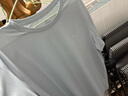 鸿星尔克短袖男夏季新款冰感速干衣跑步健身休闲百搭t恤衫运动上衣T恤男士 暗淡灰-冰感吸湿排汗 3XL 实拍图