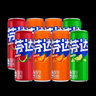 可口可乐芬达西瓜味*2+橙子味*4+苹果味*2 摩登罐混合装330ml*8罐 实拍图