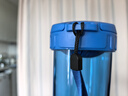 特百惠（Tupperware）茶韵500ML塑料杯男女士学生夏季运动水杯子户外便携大容量 纯净蓝 实拍图