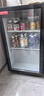 HLAOXUE好雪网红商用啤酒柜展示柜风冷无霜全屏柜酒吧冰箱KTV冰柜酒水饮料展示柜超市冷藏保鲜柜 单门黑色（525*540*960高）网红酒水柜 节能经济款 实拍图