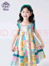 MY LITTLE PONY小马宝莉25年女童宝宝户外宝宝夏日时尚公主裙连衣裙裙子 蓝色款1 110 实拍图
