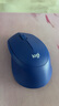 罗技（Logitech）M330 静音鼠标 无线鼠标 办公鼠标 右手鼠标 蓝色 带无线2.4G接收器 实拍图