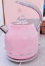 北鼎（Buydeem）电热水壶 家用烧水壶热水壶 304不锈钢烧水器 精铸铝合金把手 小型电水壶煮水壶 1.2L 【蜜桃粉】K203|304不锈钢 实拍图