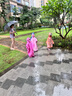 kocotreekk树儿童雨衣宝宝男童女小学生小童雨披幼儿园雨具分体斗篷式 实拍图